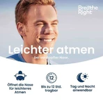 Breathe Better Breathe Right neusstrips, standaard, transparant, 30 strips
