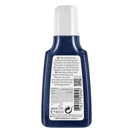 Rausch Silver Shine-shampoo met salie, 40 ml shampoo