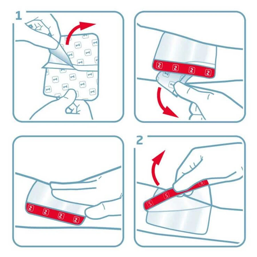 Leukomed® T Skin Sensitive 8x15 cm, 5-pack of bandages