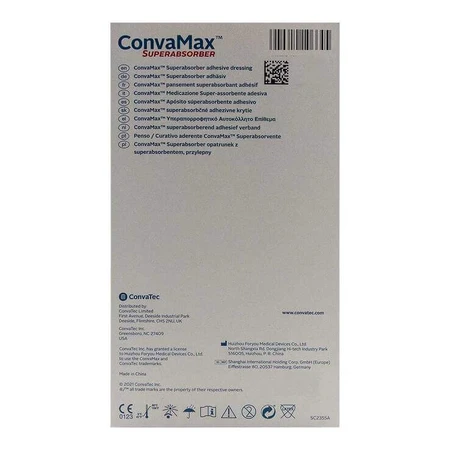 Convamax Superabsorber adhäsiv 7,5x7,5 cm, 10 St Verband