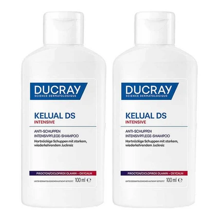 Ducray Kelual DS Intensieve anti-roos shampoo, 2 x 100 ml shampoo