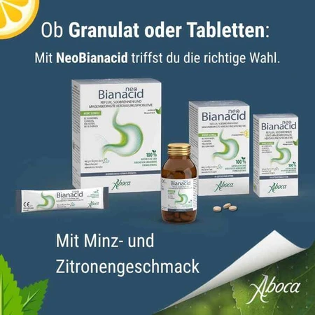 Neo Bianacid Lutschtabletten Zitronengeschmack, 14 St Lutschtabletten
