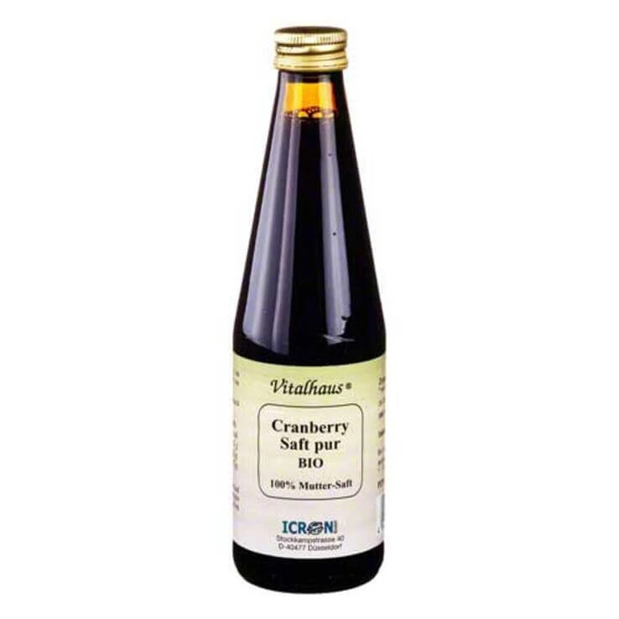 Suc pur de afine organic Vital, 330 ml suc