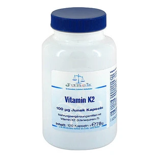 Vitamina K2 100 µg, cápsulas Junek, 30 cápsulas