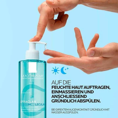 Roche-Posay Effaclar Supra Cleanser, 400 ml Gel