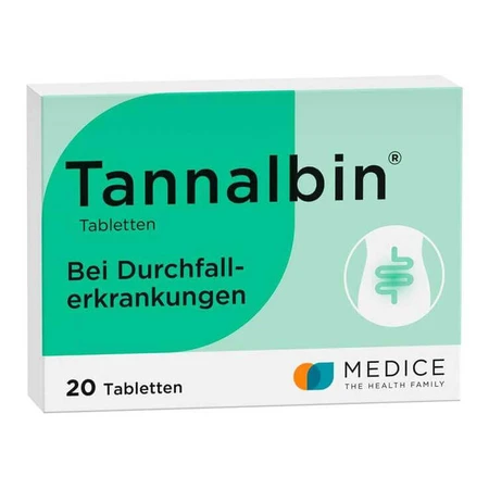 Tannalbin®-tabletten tegen diarree, 50 tabletten