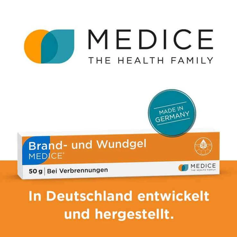 Medice Brandwonden- en Wondgel voor brandwonden, 25 g gel