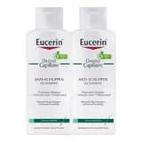 Eucerin Dermocapillaire Anti-Schuppen Gel Shampoo, 2X250 ml Shampoo