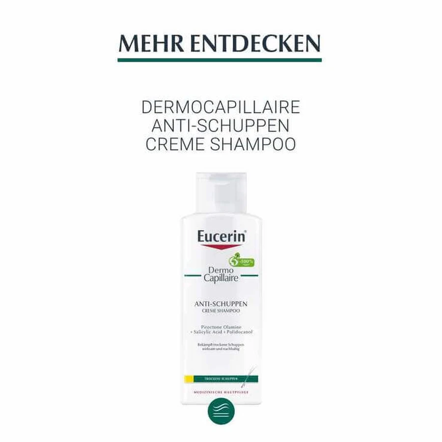 Eucerin Dermocapillaire Anti-Schuppen Gel Shampoo, 2X250 ml Shampoo