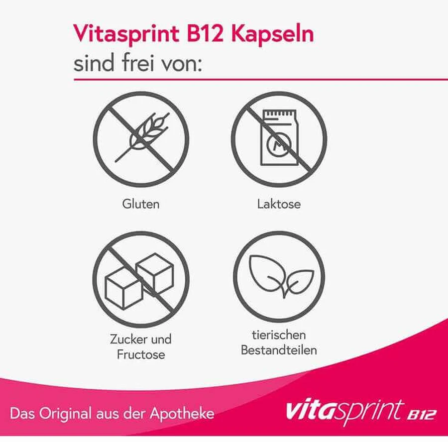 vitasprint B12-capsules, 20 harde capsules