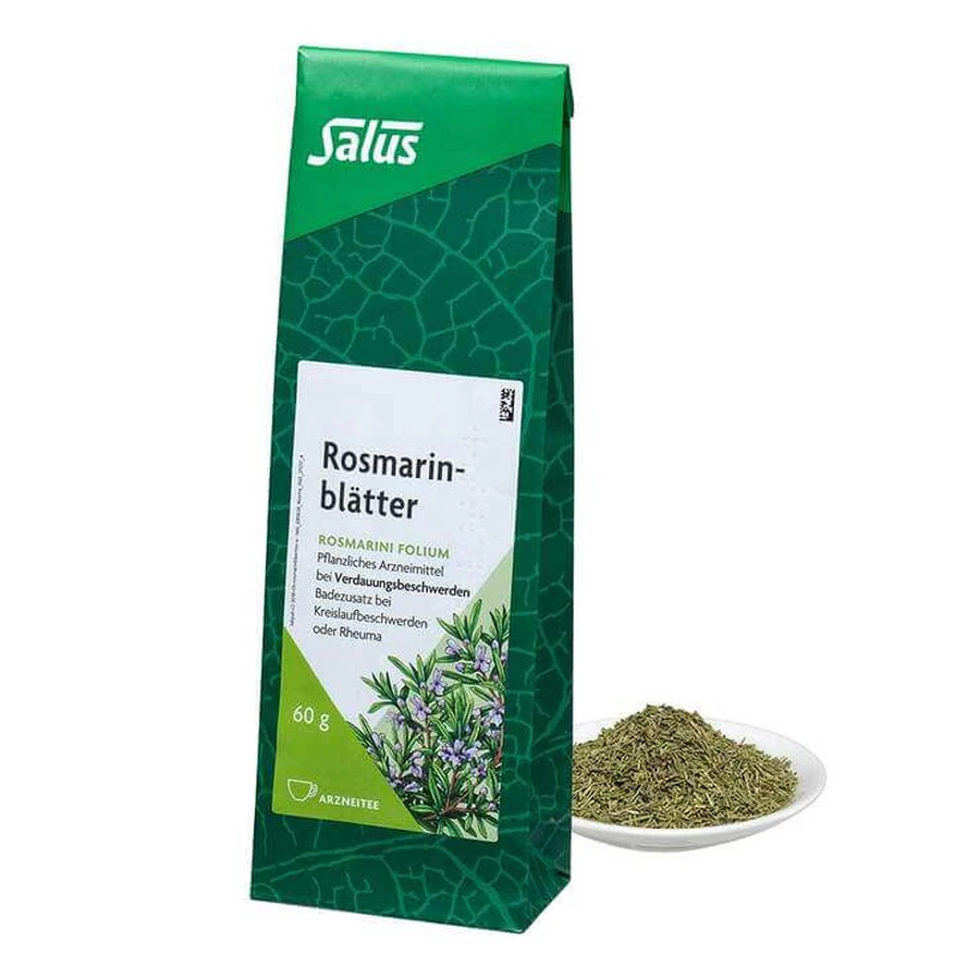 Medicinale thee van rozemarijnbladeren (Rosmarini folium Salus), 60 g thee