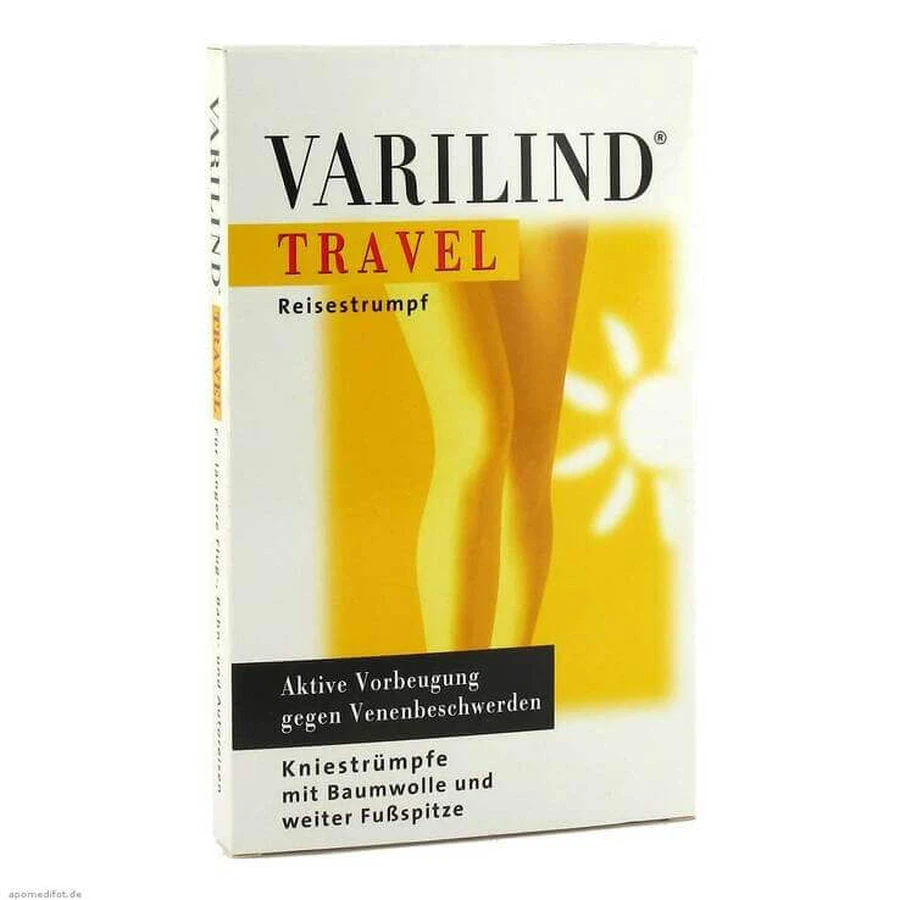 Varilind Travel Knee-High Socks, BW L, 2-Pack