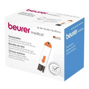 Beurer-bloedglucoseteststrips GL44, GL50, GL50 evo, 2 verpakkingen van 100 teststrips