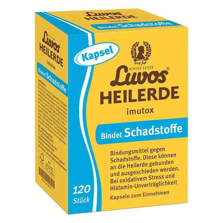 Luvos® Healing Clay imutox-capsules, 120 capsules