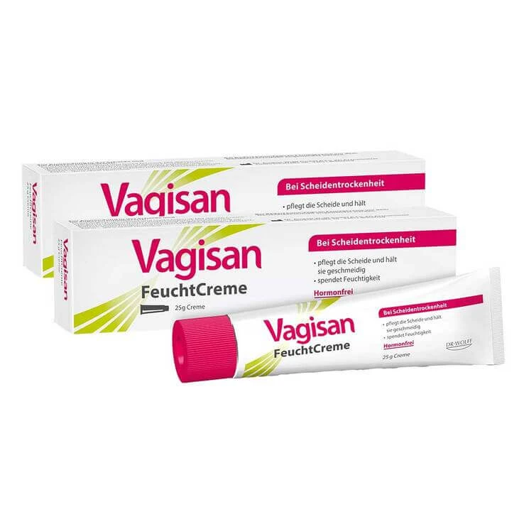 Vagisan Hydraterende Crème, 2x25 g crème