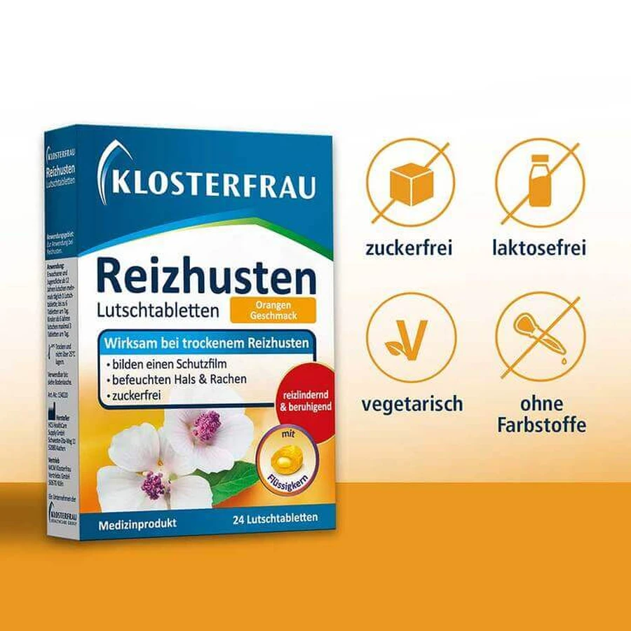 Klosterfrau hoestpastilles, 24 pastilles