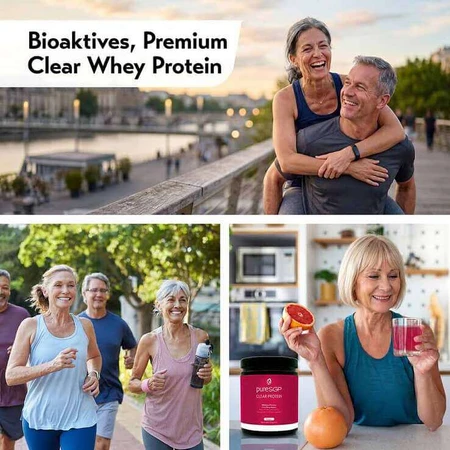 Puresgp Clear Protein Powder, Grapefruit, 500 g Powder