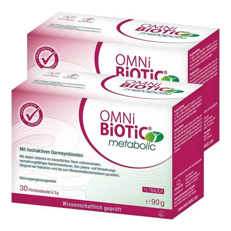 Omni Biotic Metabolic Pouch, 2 x 90 g poeder