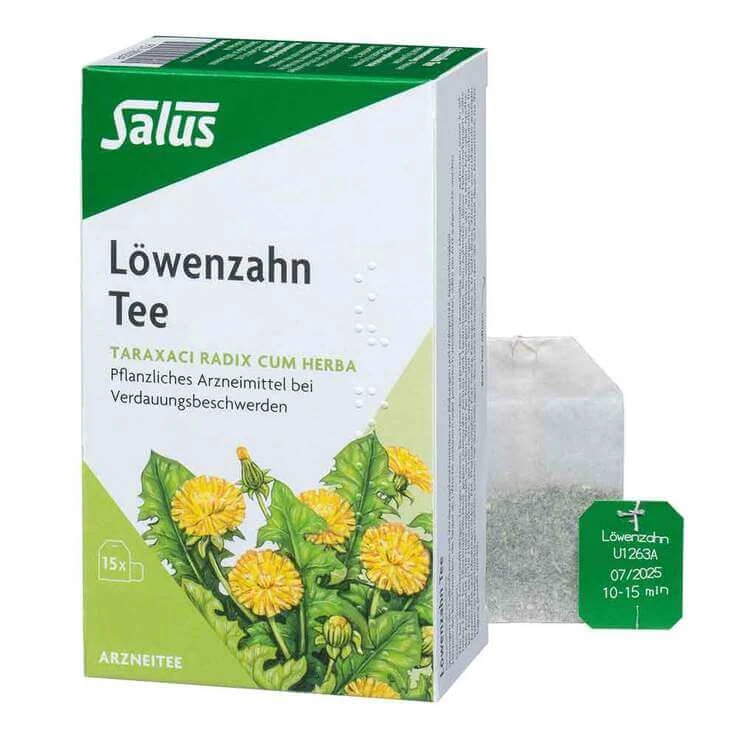 Medicinale paardenbloemthee (Taraxaci rad.c.herbae) Salus-theezakjes, 15 theezakjes