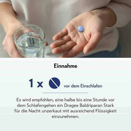 Baldriparan Stark für die Nacht überzogene Tabletten, 30 St Überzogene Tabletten