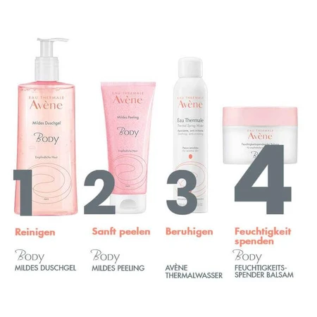 Balsamo idratante per il corpo Avene, 2 confezioni da 250 ml