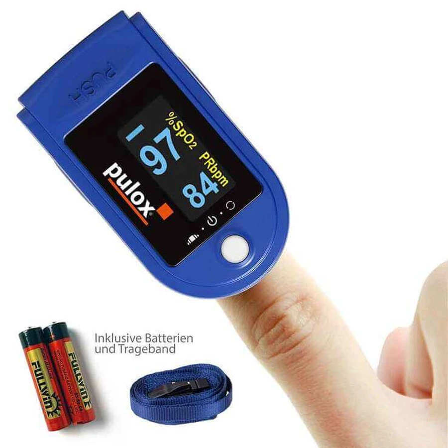 Pulox PO-200 Pulsoximeter blau, 1 St n.v.