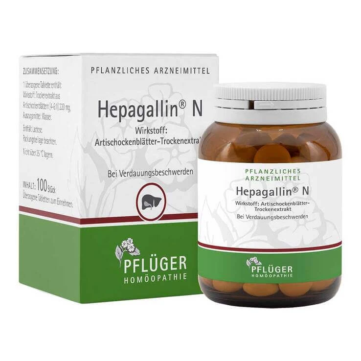 Hepagallin N-omhulde tabletten, 100 tabletten