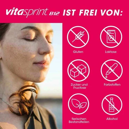vitasprint B12 : flacons de boisson à la vitamine B12 pour plus d'énergie, 34 flacons