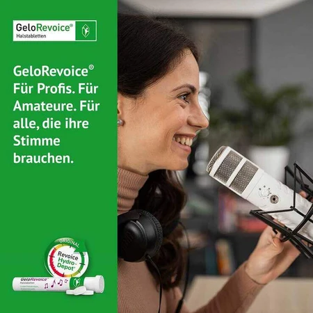GeloRevoice Halstabletten Holunderblüte-Mentholfrei bei Heiserkeit, 3x20 St Lutschtabletten