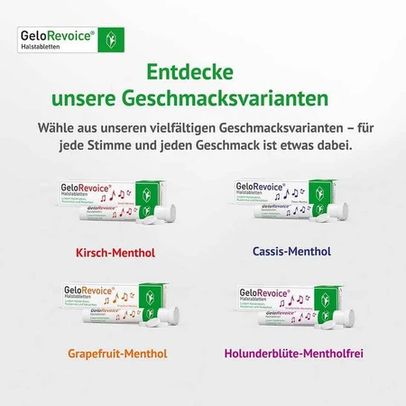 GeloRevoice Halstabletten Holunderblüte-Mentholfrei bei Heiserkeit, 3x20 St Lutschtabletten