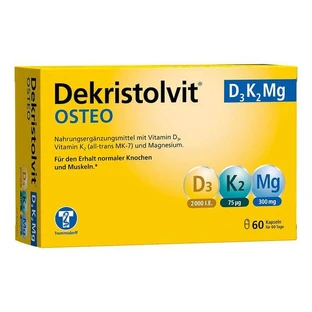 Dekristolvit Osteo D3K2 Mg-capsules, 120 capsules