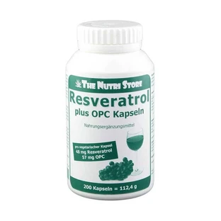 Cápsulas de resveratrol con OPC, 200 cápsulas