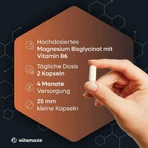 Capsule cu bisglicinat de magneziu + vitamina B6, 240 de capsule