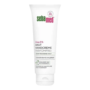 Crema de manos Sebamed Acute con un 5 % de urea, sin perfume, 75 ml