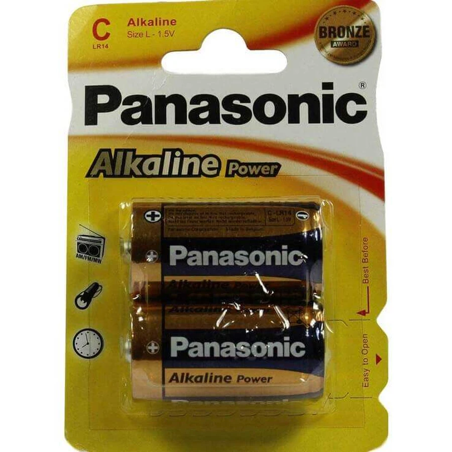 Baby LR 14 AP Alkaline Batteries, 2-Pack, n/a