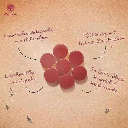 Astaxanthin-Drops Lutschbonbon vegan Erdling, 50 St Bonbons