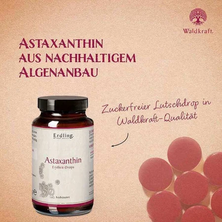 Astaxanthin-Drops Lutschbonbon vegan Erdling, 50 St Bonbons