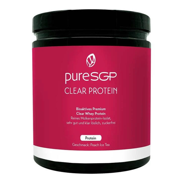 Puresgp Clear proteïnepoeder Peach Ice Tea, 500 g poeder