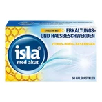 isla® med akut Lozenges, Citrus-Honey Flavor, 50 Lozenges