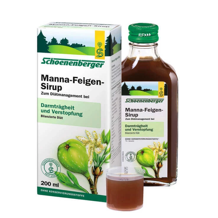 Schoenenberger Manna-vijgensiroop, 200 ml siroop