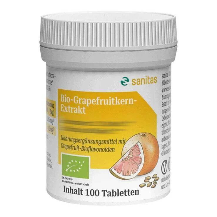 Biologisch grapefruitzaadextract, 100 tabletten