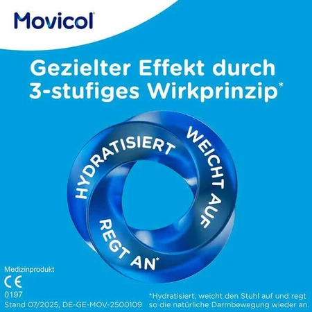 MOVICOL® Beutel Pulver – schnelle Hilfe bei Verstopfung, 100 St Pulver zur Herstellung einer Lösung zum Einnehmen
