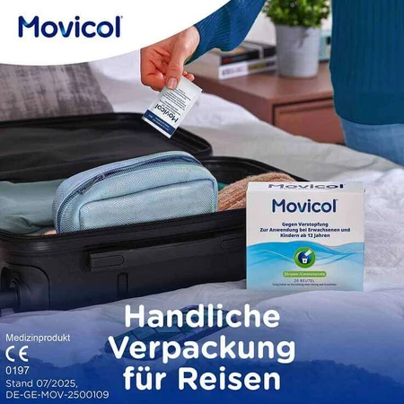 MOVICOL® Beutel Pulver – schnelle Hilfe bei Verstopfung, 100 St Pulver zur Herstellung einer Lösung zum Einnehmen