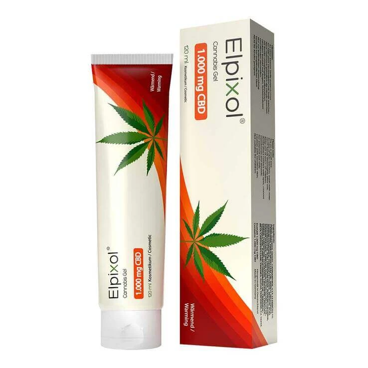 Cannabisgel 1000 mg Verwarmende gel Elpixol, 120 ml gel