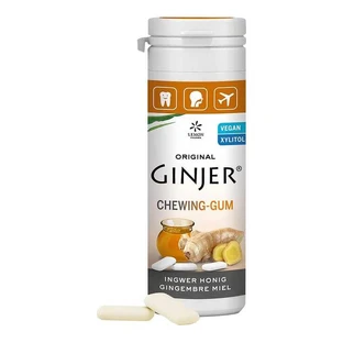 Chewing-gum au gingembre et au miel « Ginger Ginjer », 30 g de chewing-gum