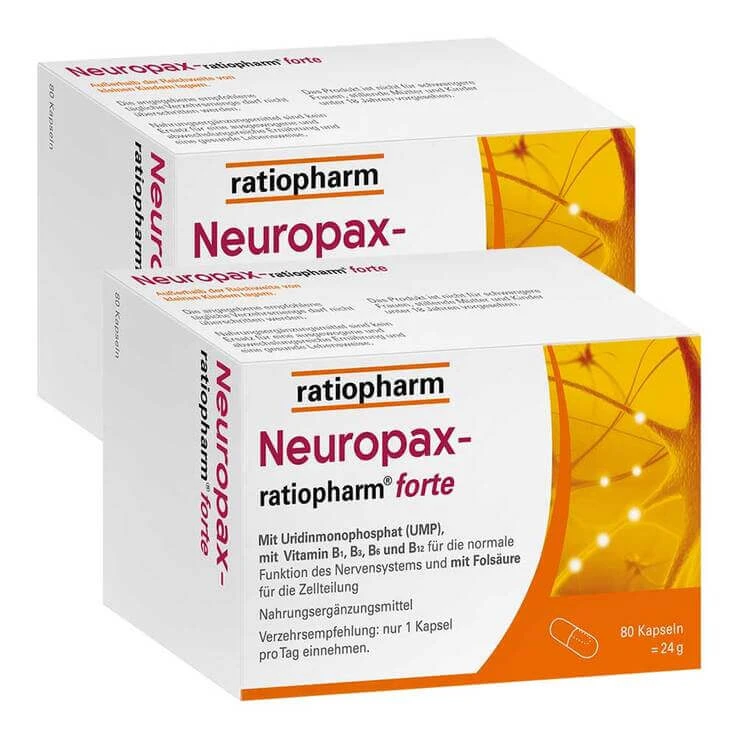 Neuropax-ratiopharm forte-capsules, 2 x 80 capsules