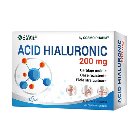 Hyaluronzuur, 200 mg, 30 capsules, Cosmo Pharm