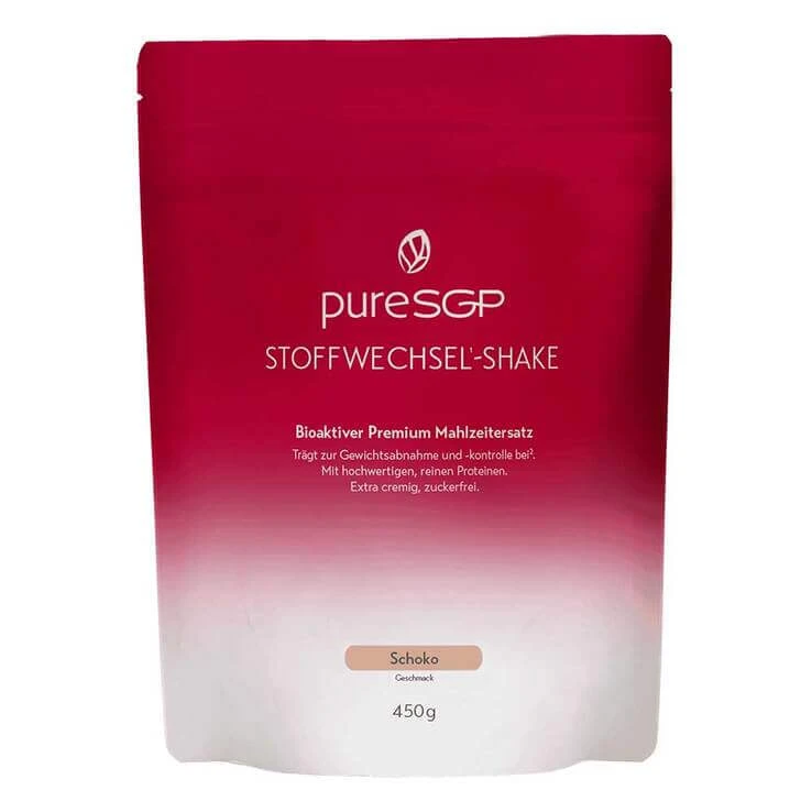 Puresgp Metabolism Shake-poeder, chocolade, 450 g poeder