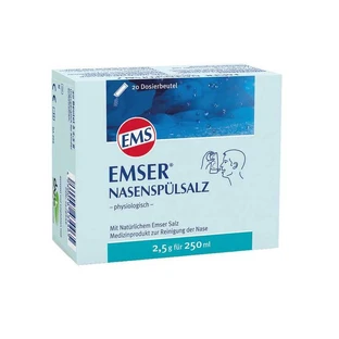 Emser fysiologisch neusspoelzout, verpakking met 50 zakjes, poeder