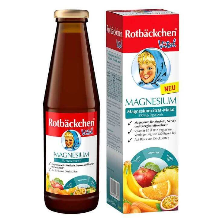Rabenhorst Rotbäckchen Vital Magnesium-sap, 450 ml sap
